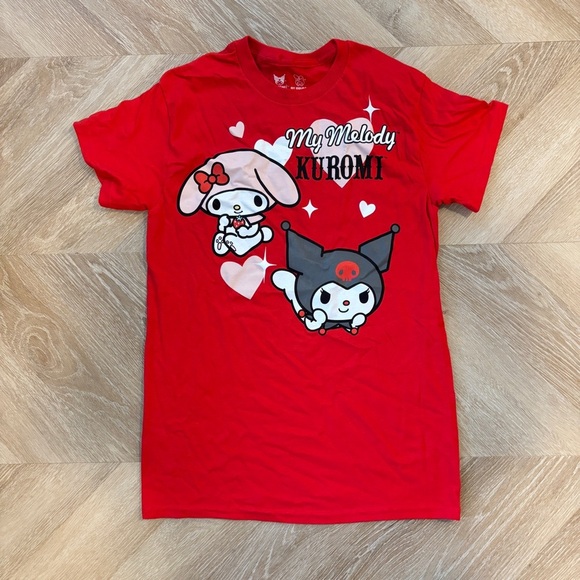 S Red My Melody Kuromi T-Shirt - Picture 1 of 4